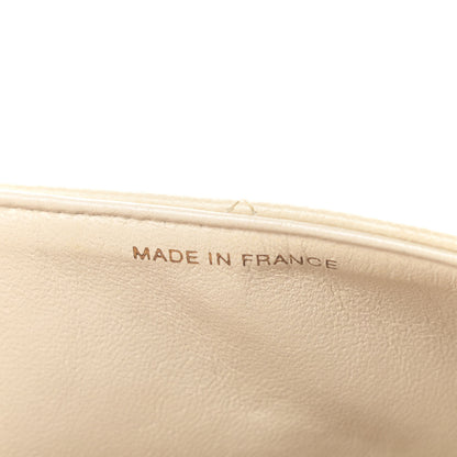 Chanel Caviar Quilted Medium Single Flap White 7 of 22