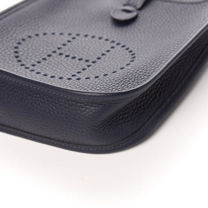 Hermes Taurillon Clemence Evelyne TPM Bleu Nuit 9 of 11