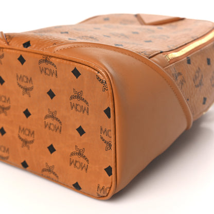 MCM Visetos Small Duke Backpack Cognac 10 of 11