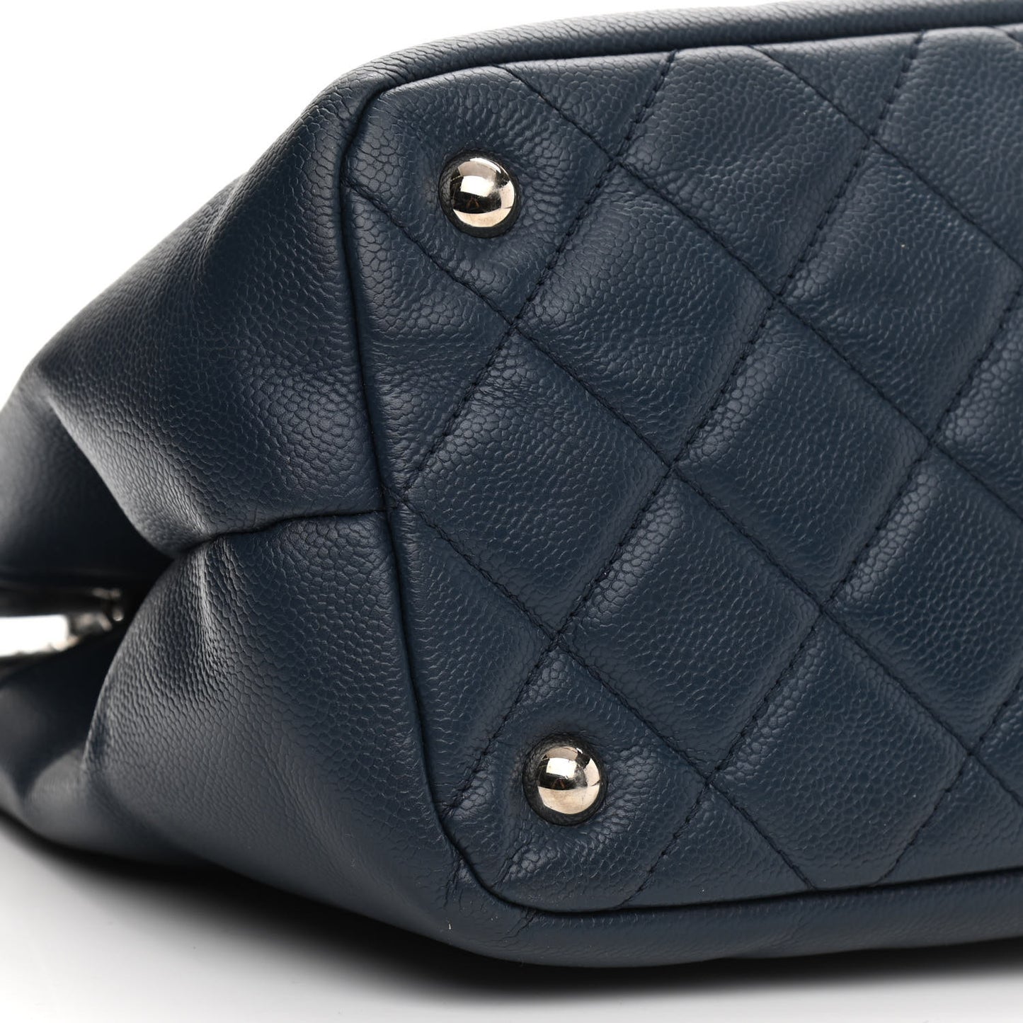 Caviar Timeless CC Soft Tote Navy Blue