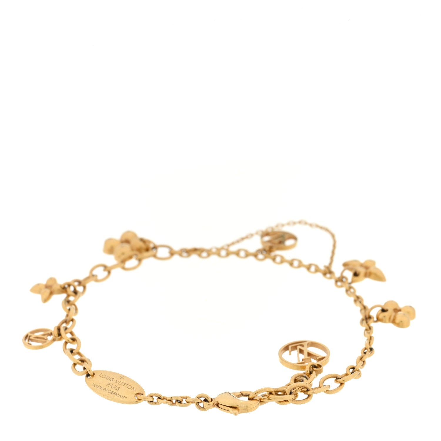 Louis Vuitton Metal Monogram Blooming Supple Bracelet 2 of 3