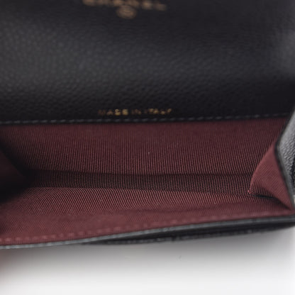 Chanel Caviar Quilted Flap Card Holder Black 5 of 9