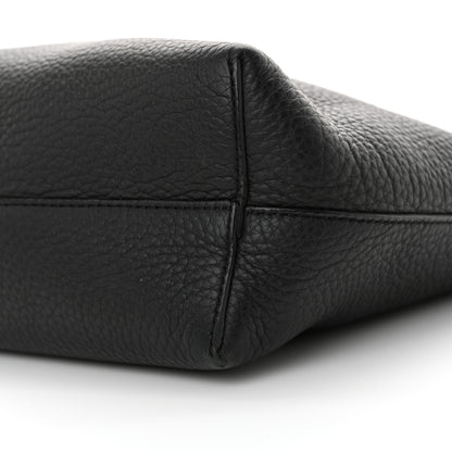 The Row Grained Calfskin Small Park Tote Black 10 of 13