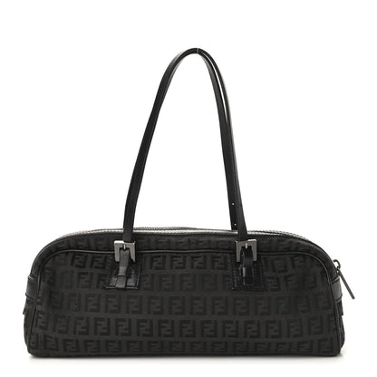 Fendi Zucchino Zip Top Tote Black 1 of 8