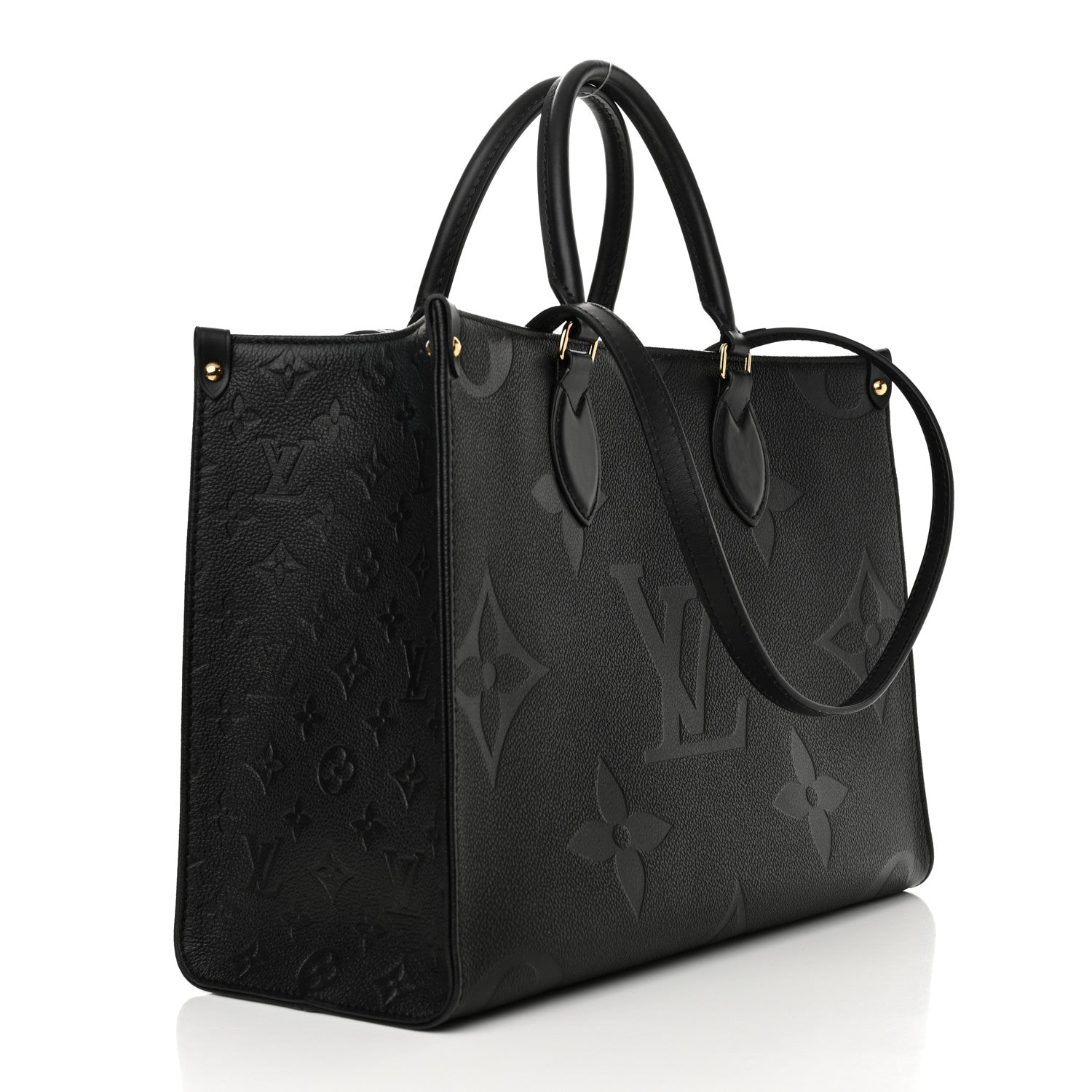 Louis Vuitton Empreinte Monogram Giant Onthego MM Black 3 of 11