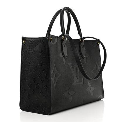 Louis Vuitton Empreinte Monogram Giant Onthego MM Black 3 of 11