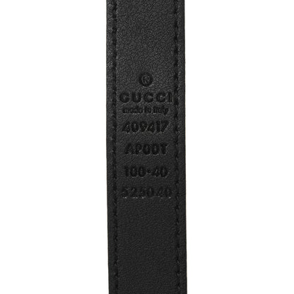 Gucci Calfskin Double G 20mm Belt 100 40 Black 3 of 5