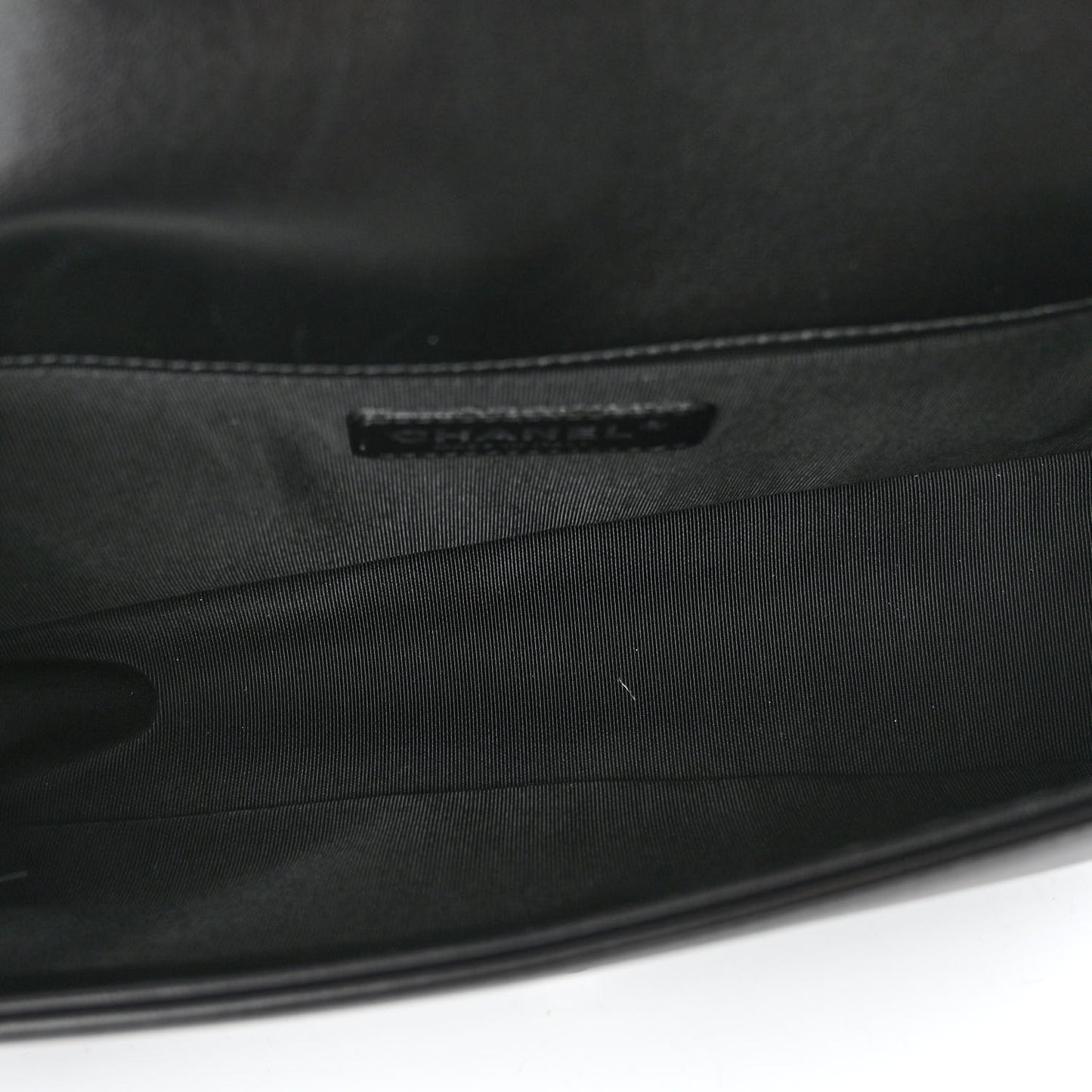 Lambskin Quilted Medium Boy Flap Black