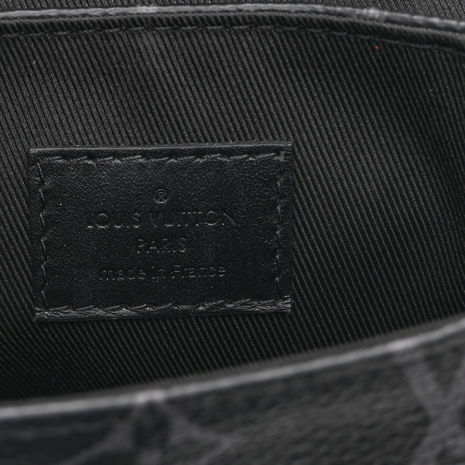 Louis Vuitton Monogram Eclipse Nano Christopher Backpack Black 6 of 9