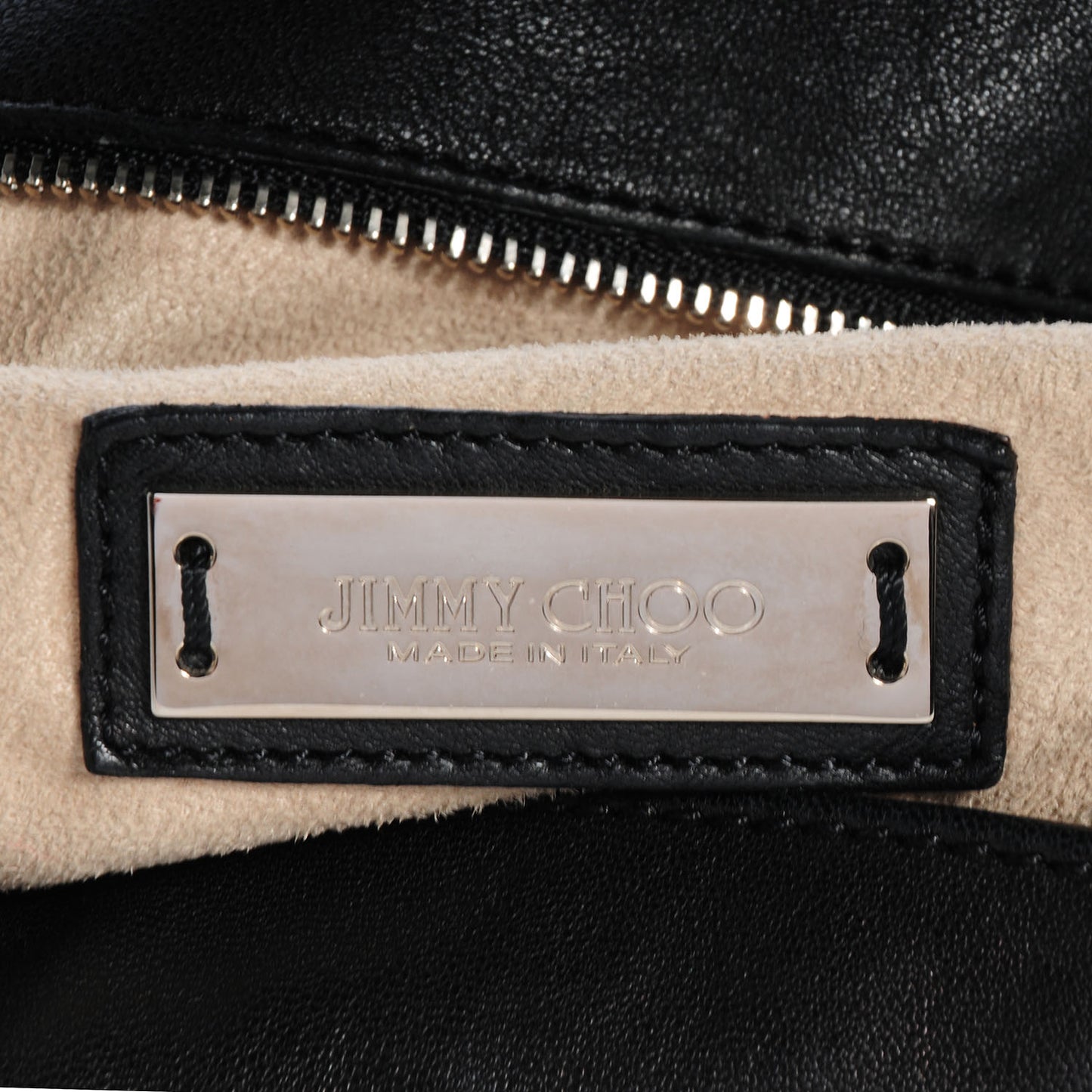 Biker Leather Large Crossbody Black