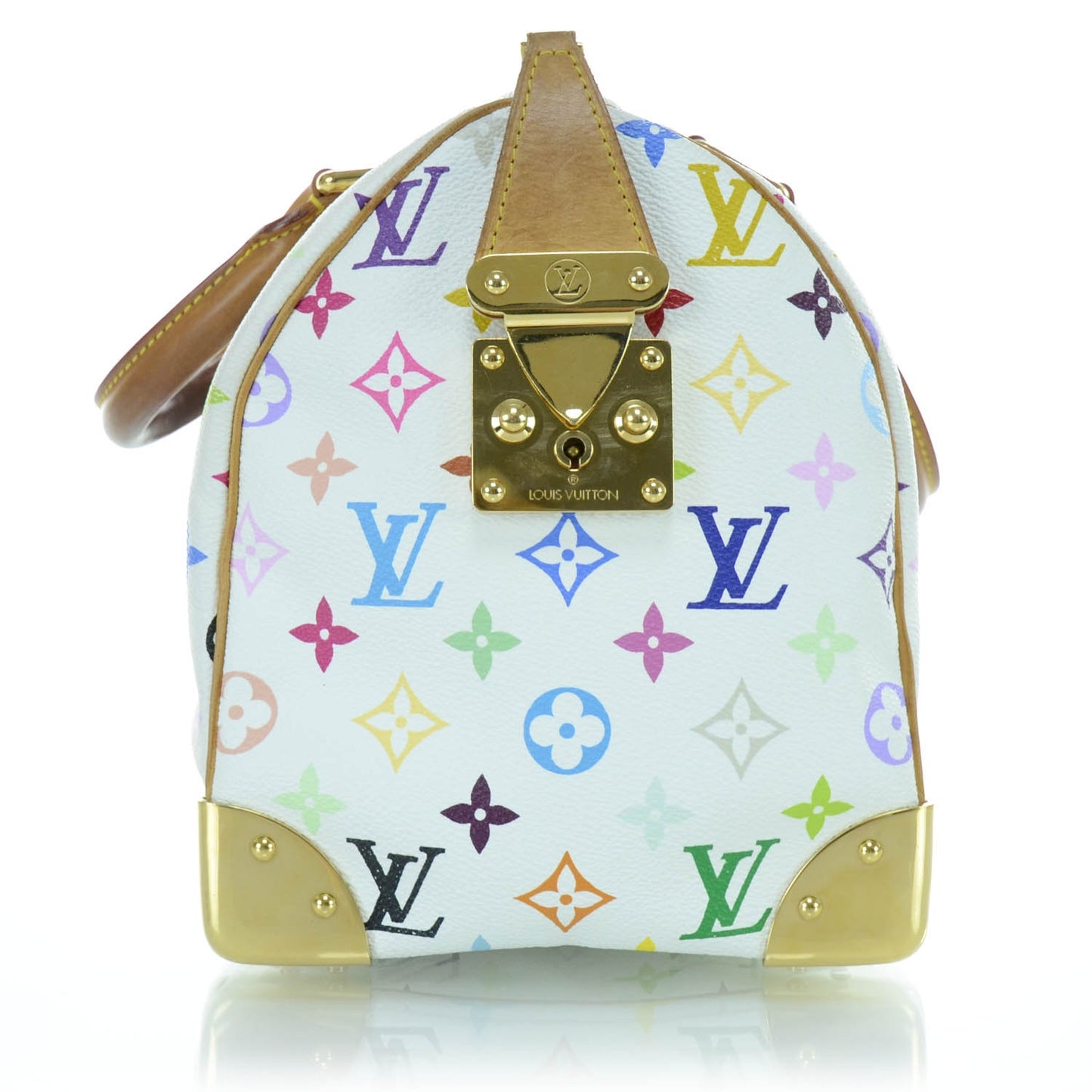 Monogram Multicolor Speedy 30 White