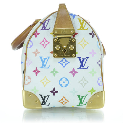 Louis Vuitton Monogram Multicolor Speedy 30 White 6 of 11
