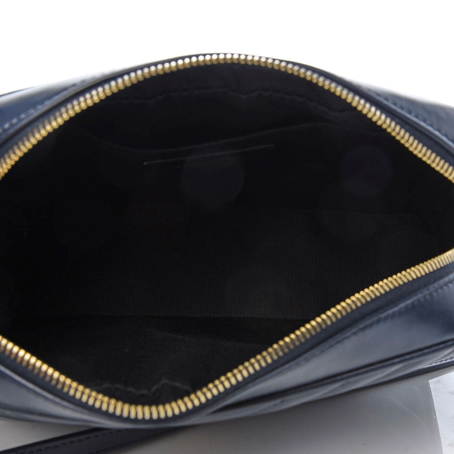Calfskin Matelasse Monogram Lou Camera Bag Navy
