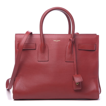 Saint Laurent Calfskin Sac De Jour Lipstick Red 1 of 9