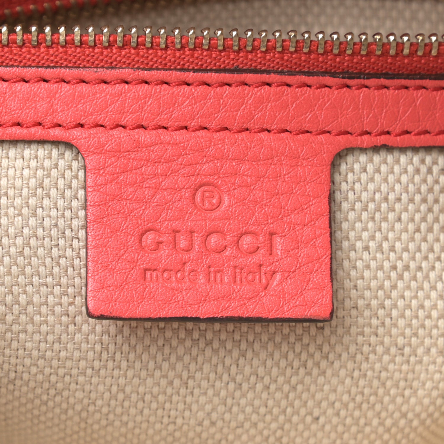 Gucci Pebbled Calfskin Small Soho Bowler Begonia Pink 6 of 10