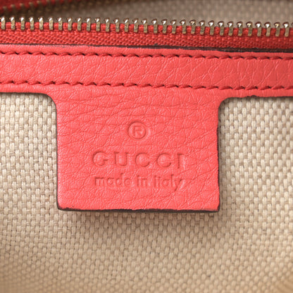 Gucci Pebbled Calfskin Small Soho Bowler Begonia Pink 6 of 10