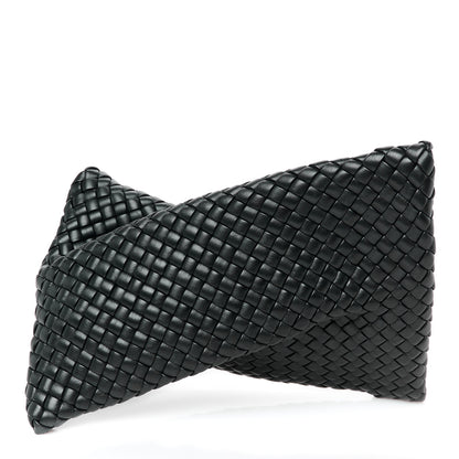 Bottega Veneta Nappa Intrecciato Crisscross Clutch Black 2 of 17