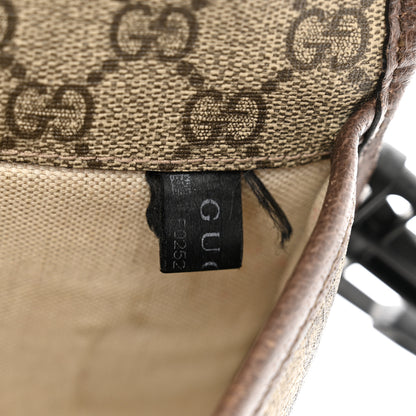 Gucci GG Supreme Monogram Neo Vintage Web Belt Bag Brown 7 of 12
