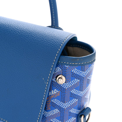 Goyard Goyardine Calfskin Mini Alpin Backpack Sky Blue 12 of 14