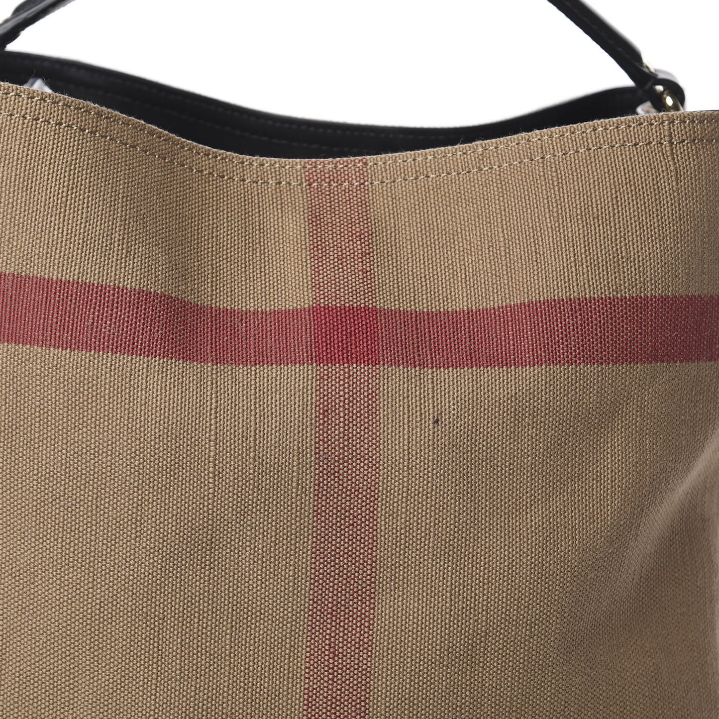 Canvas Mega Check Medium Ashby Hobo Black