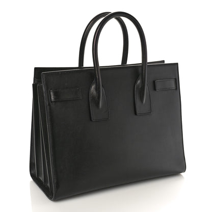 Saint Laurent Grained Calfskin Small Sac De Jour Black 3 of 8