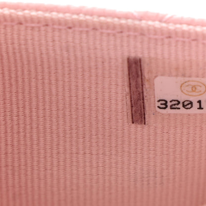 Chanel Caviar Quilted Crystal CC Flap Card Holder Pink 8 of 9