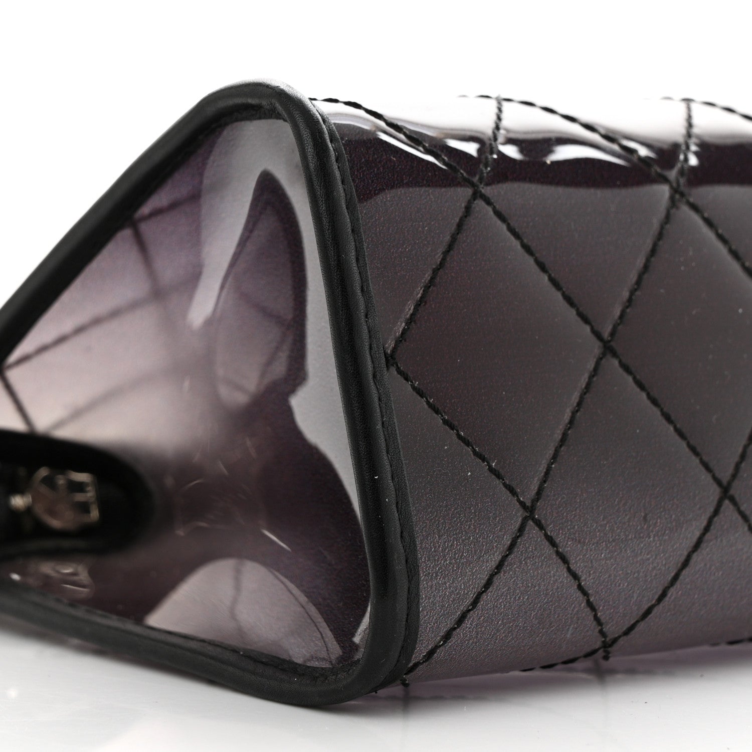 Chanel Vinyl Naked Pochette Black 9 of 11