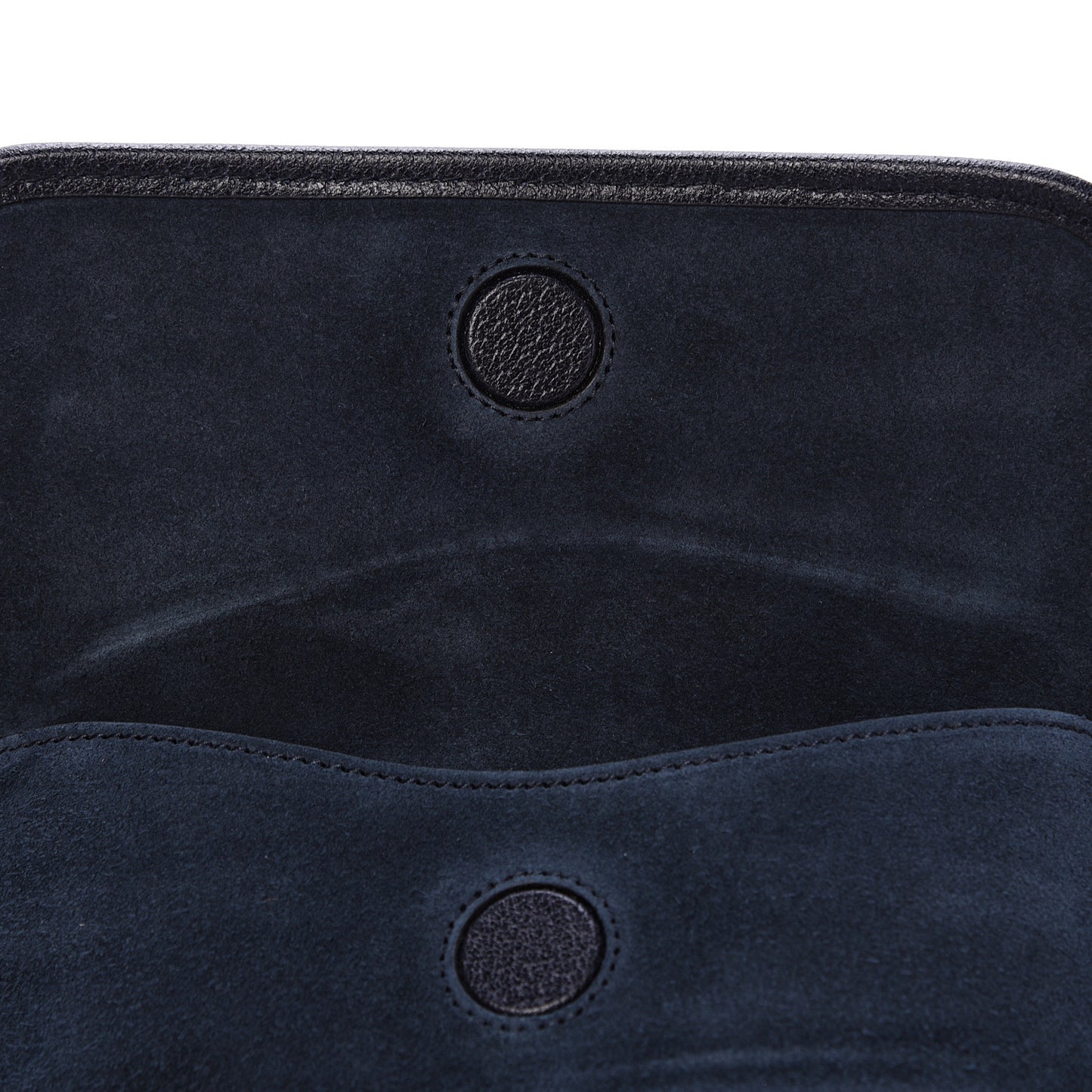Suede Web Small Neo Vintage Double Flap Messenger Bag Blue