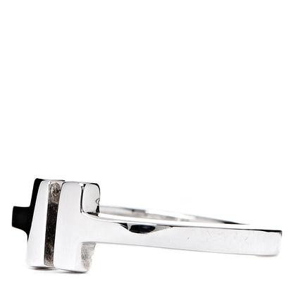 Tiffany Sterling Silver T Square Ring 54 6.75 2 of 5