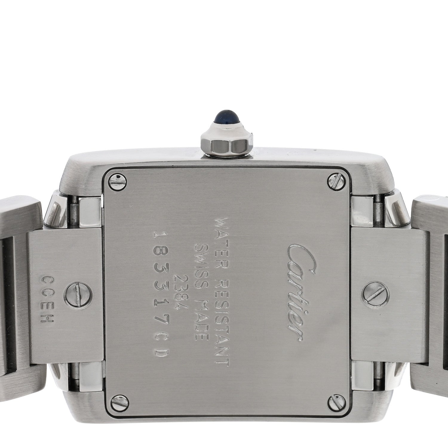 Cartier Stainless Steel 20mm Tank Francaise Quartz Watch 4 of 4