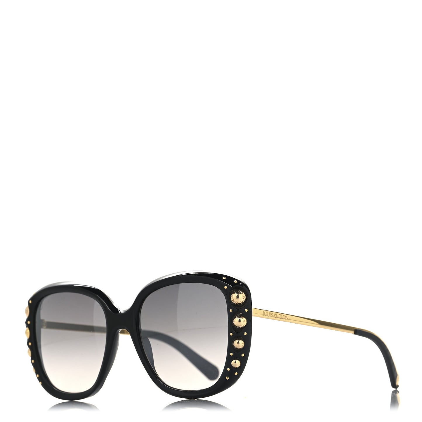 Oversized Studded Sunglasses Z1126W Black