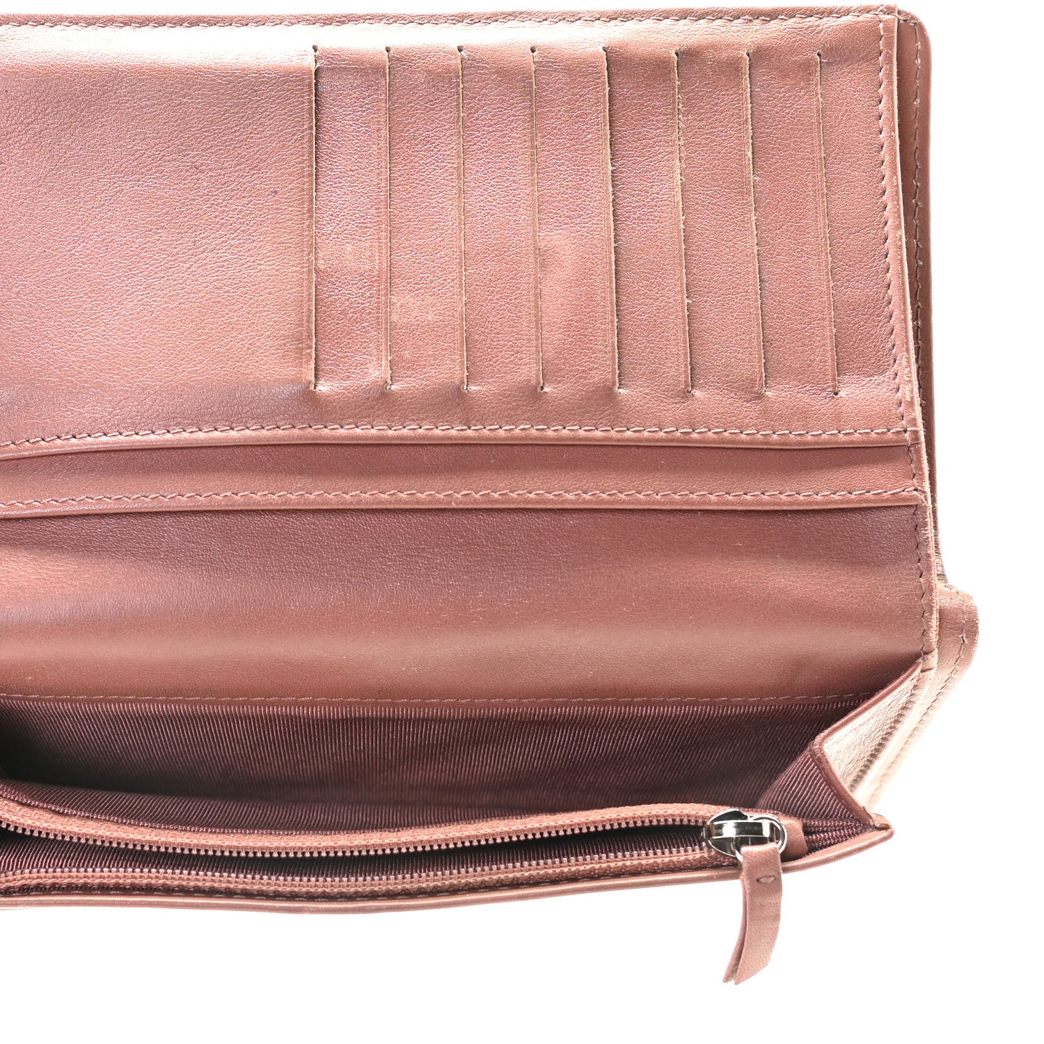 Chanel Striated Patent Yen Wallet 10 of 11