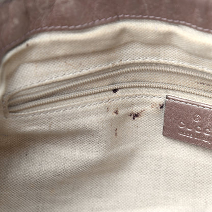 Gucci Metallic Microguccissima Medium Sukey Top Handle Bag Dark Cipria 10 of 15