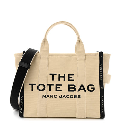 Marc Jacobs Jacquard Medium The Traveler Tote Bag Warm Sand 1 of 9