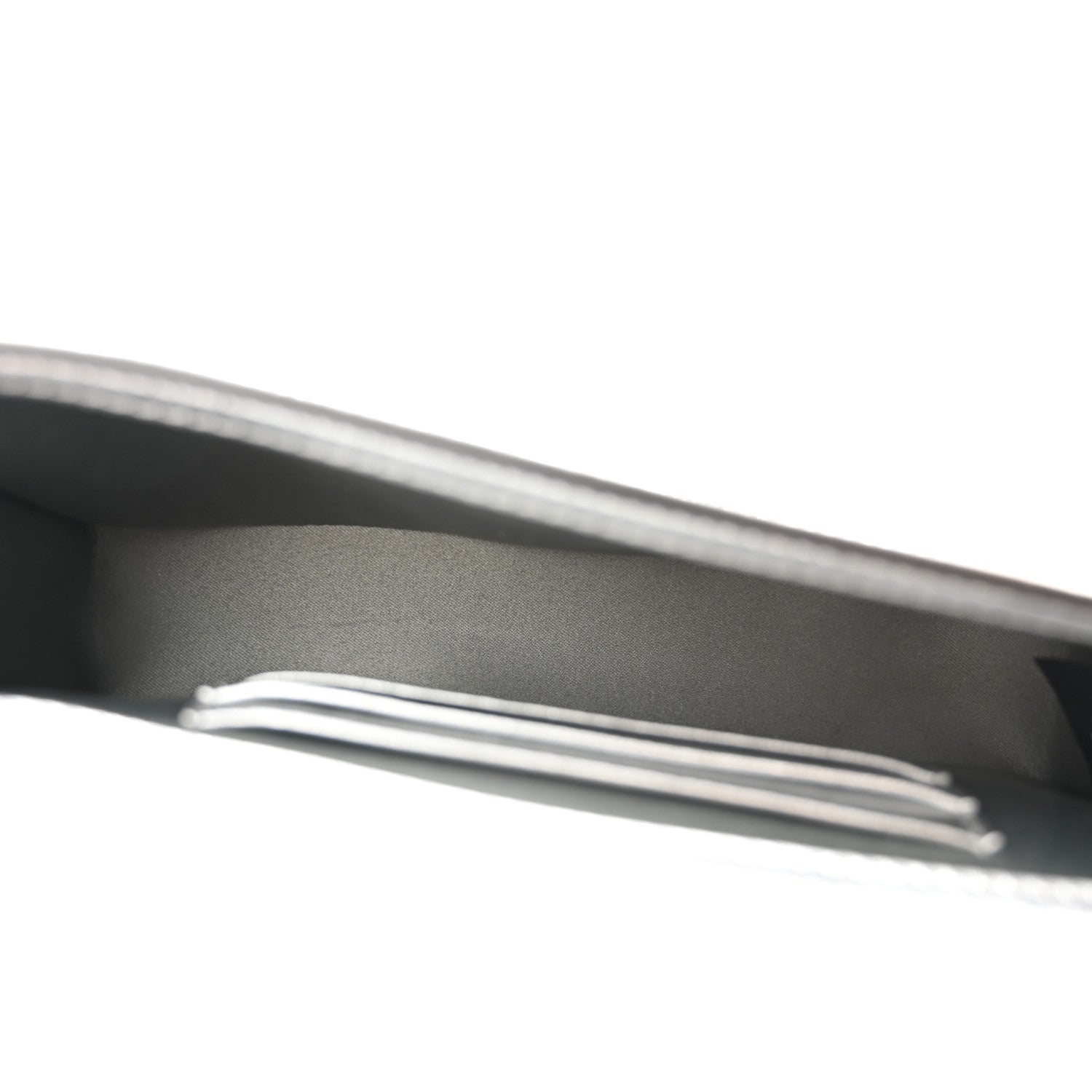 Fendi Crystal Vitello Laminato FF Mini Baguette Crystal Argento 5 of 10