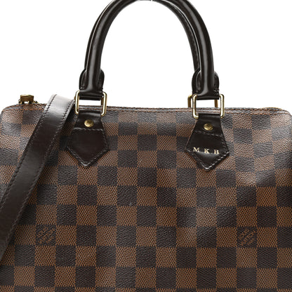 Louis Vuitton Damier Ebene Speedy Bandouliere 25 8 of 12
