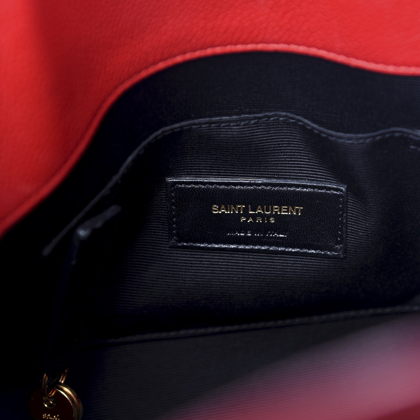 Grained Calfskin Baby Sac De Jour Lipstick Red