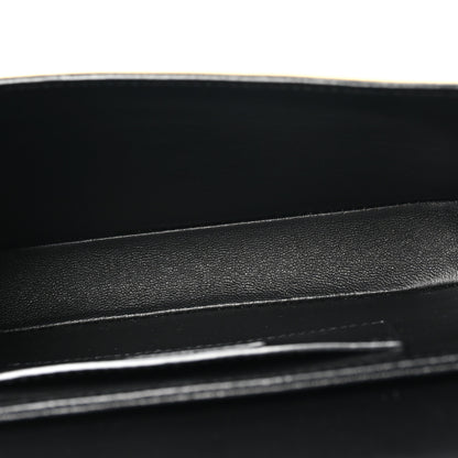 Saint Laurent Soft Ultracalfskin Monogram Medium Solferino Satchel Black Burro 5 of 13