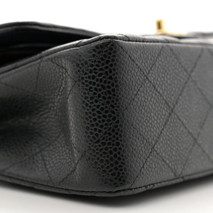 Chanel Caviar Quilted Small Double Flap Black 9 of 11