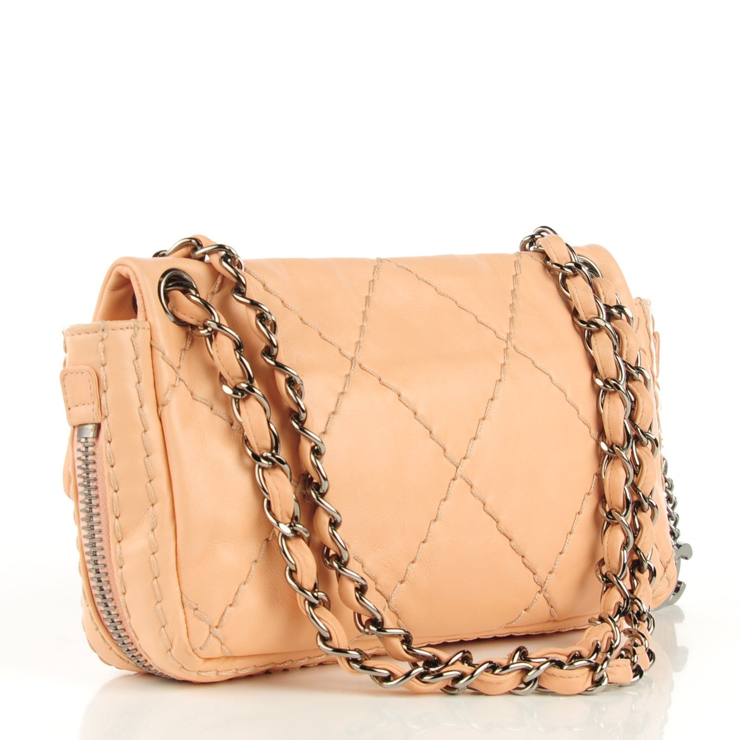 Chanel Calfskin Expandable Flap Light Pink 4 of 8