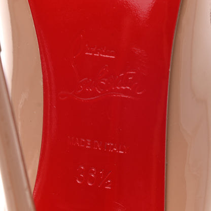 Christian Louboutin Patent So Kate 120 Pumps 36.5 Nude 6 of 8