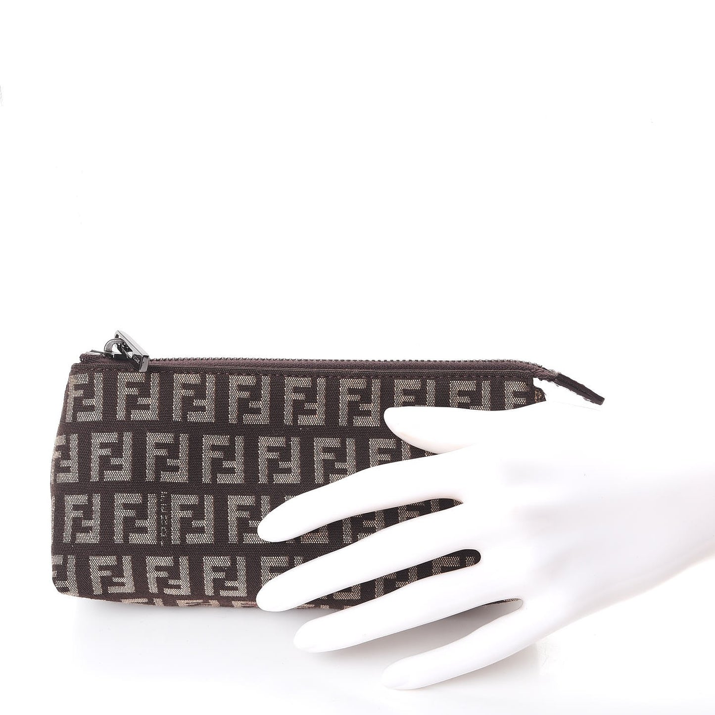 Zucchino Vitello Cosmetic Pouch Testa di Moro Beige
