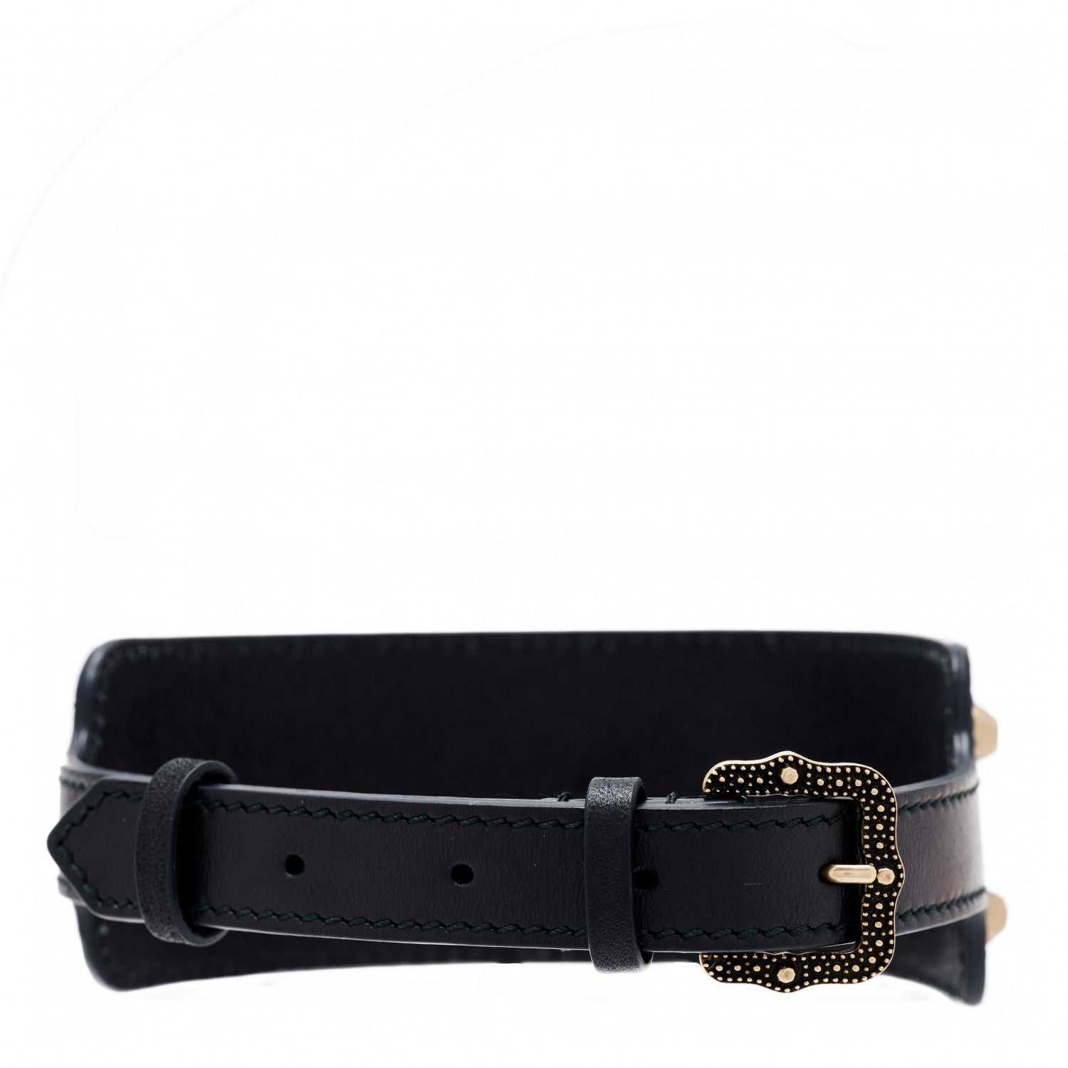 Gucci Calfskin Feline Head Choker Black 3 of 7