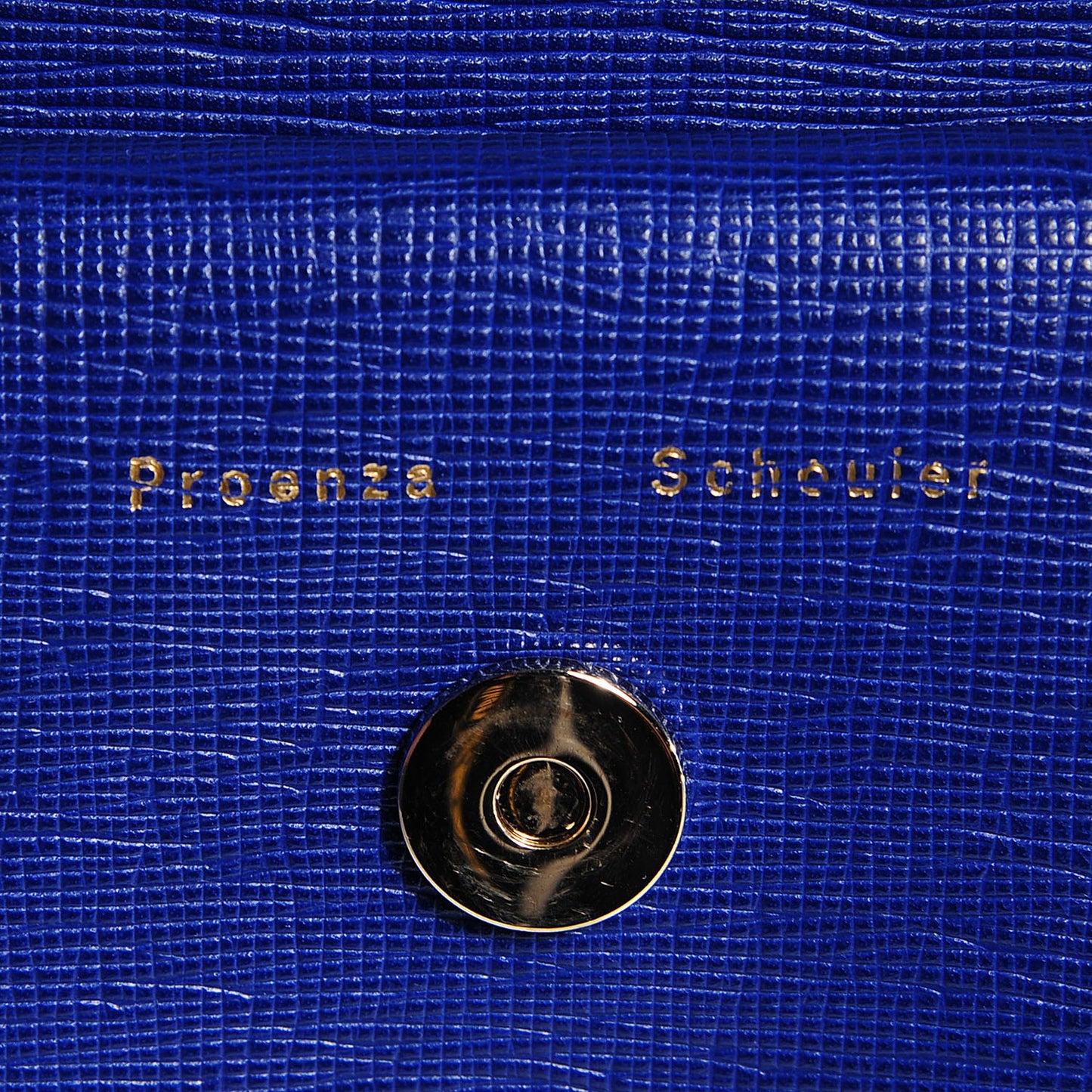 Textured Leather Mini PS11 Classic Shoulder Bag Ultramarine