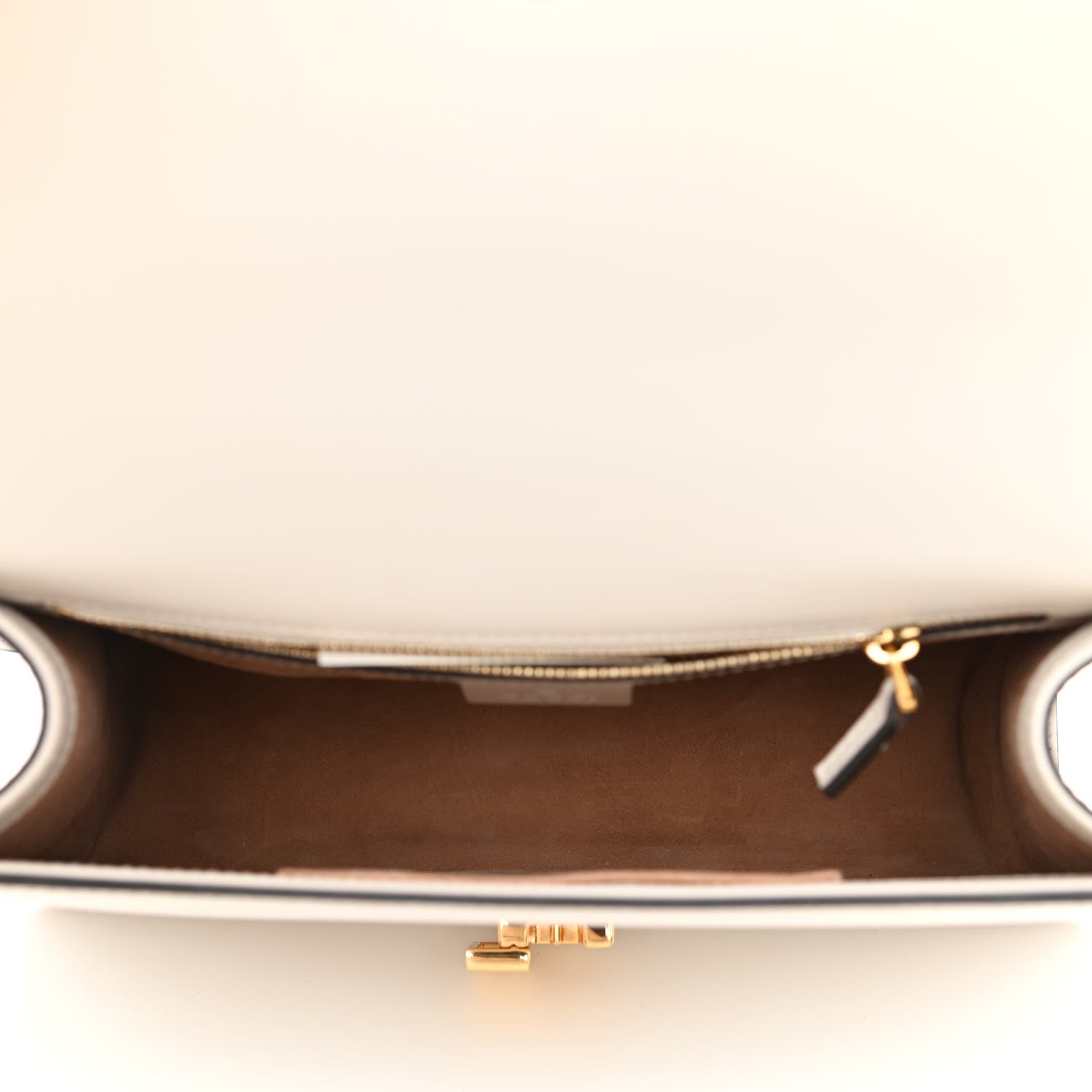 Gucci Calfskin Small Sylvie Shoulder Bag Off White 5 of 8