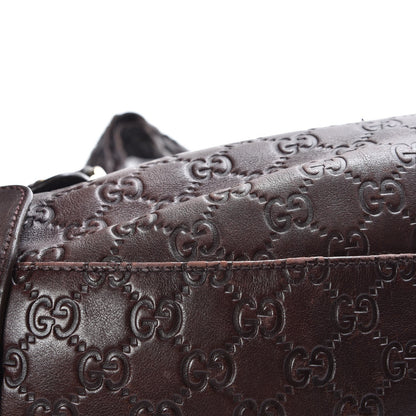 Gucci Guccissima Small Pelham Shoulder Bag Chocolate 8 of 9