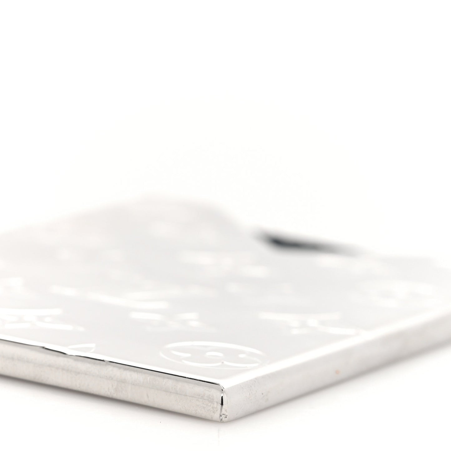 Metal Taurillon Monogram Card Holder