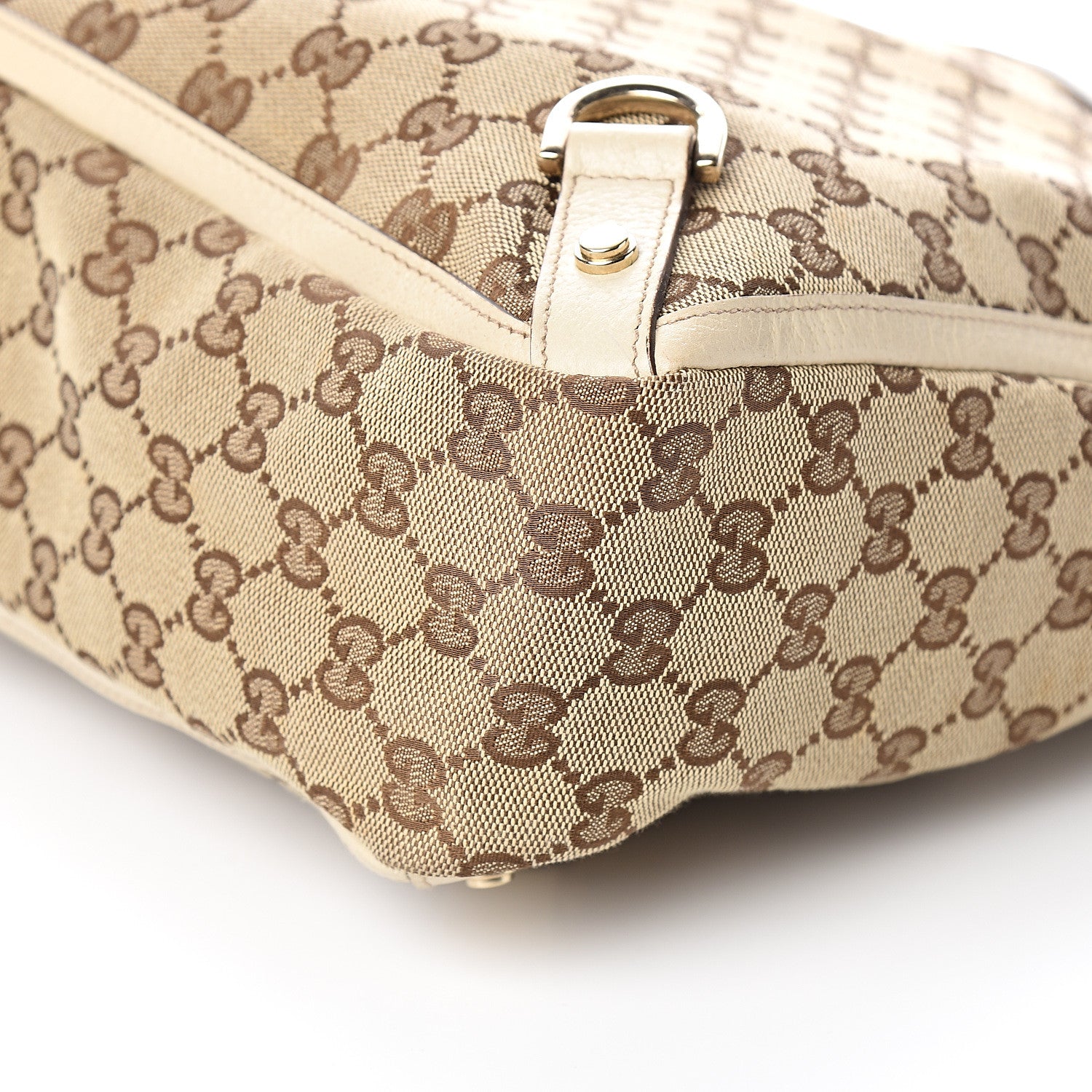 Gucci Monogram Medium Abbey Tote White 9 of 10