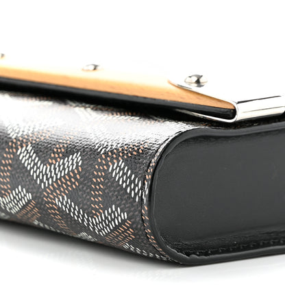 Goyard Goyardine Monte Carlo Bois Clutch With Strap Black 10 of 10