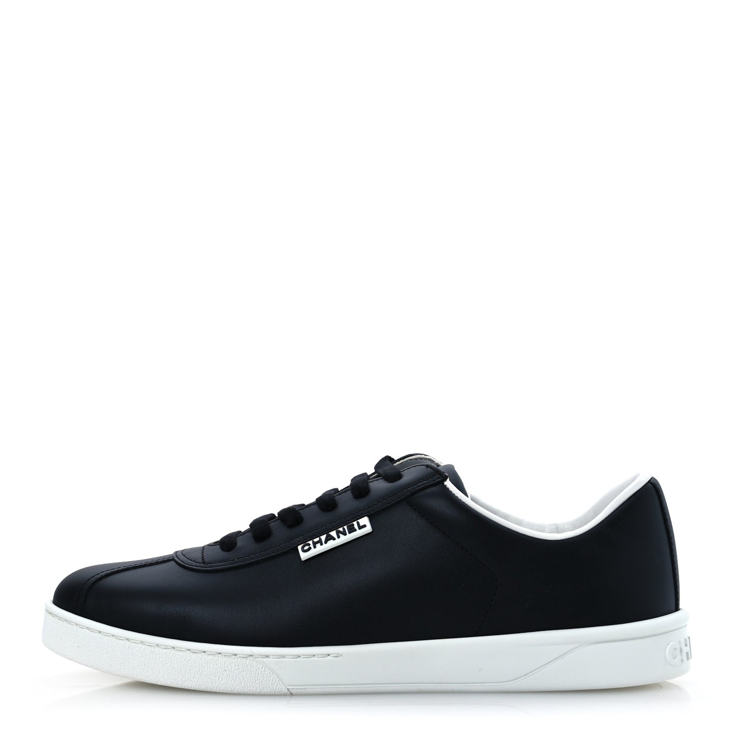 Calfskin CC Womens Sneakers 42 Black